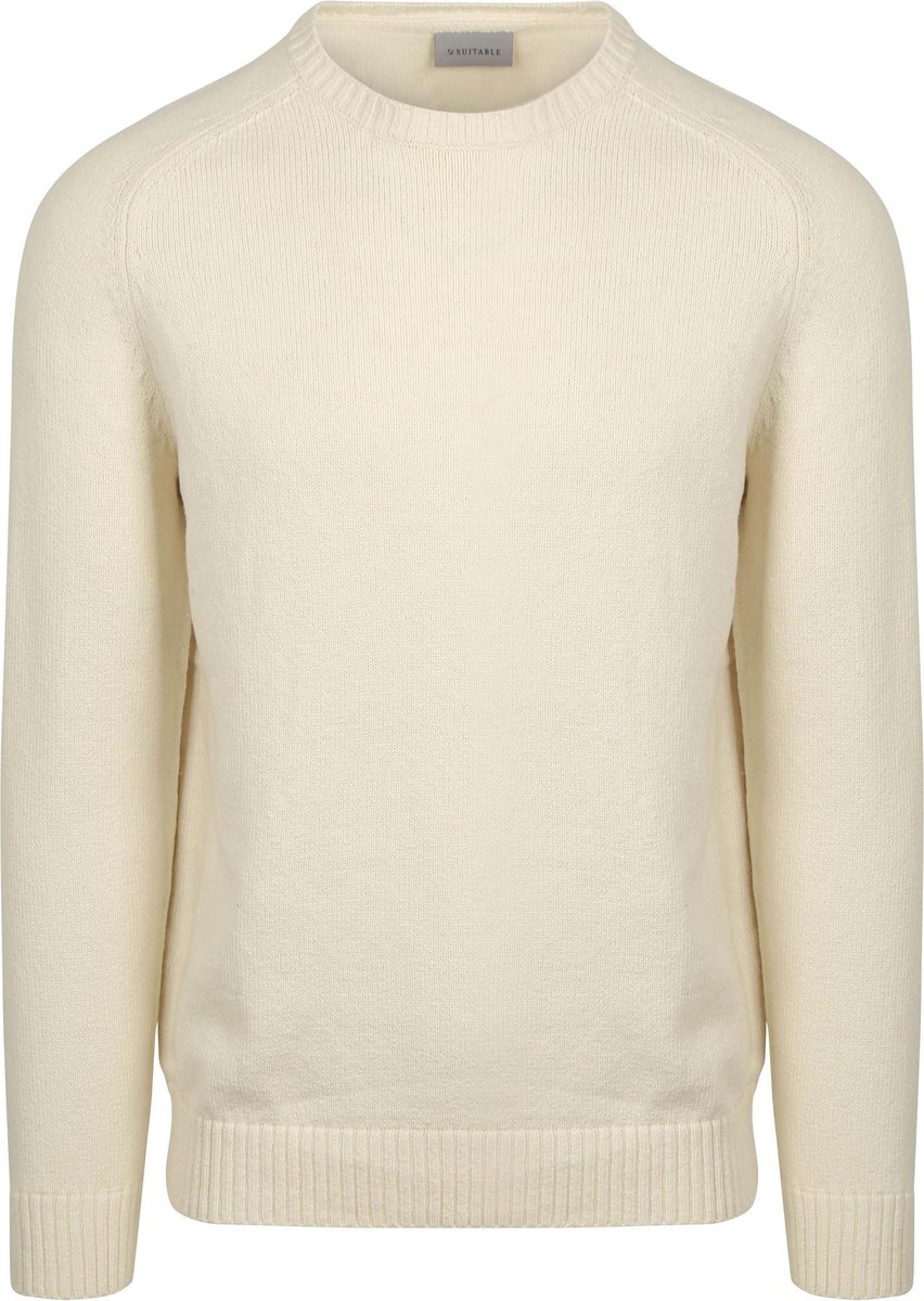 Suitable Pullover Raw Ecru - Maat XXL - Heren - Sweater