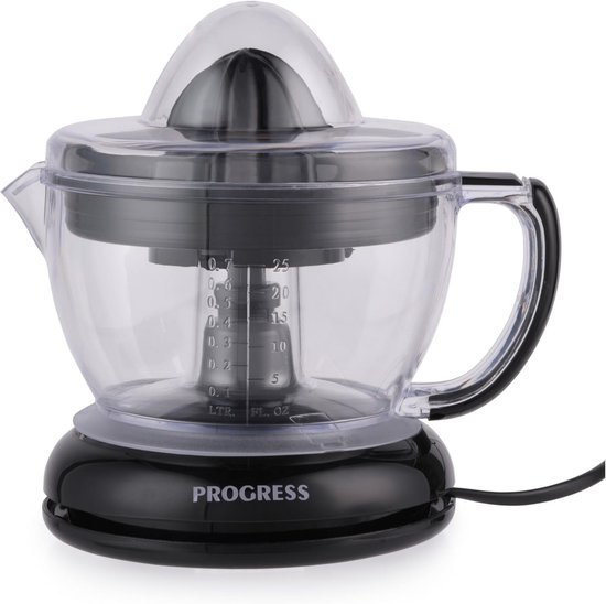 Foto: Elektrische citruspers sapcentrifuge met 700ml maatbeker en twee perskegels
