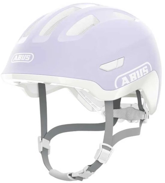 Fietshelm ABUS SMILEY 3.0 ACE LED pure lavender M - 50-55 cm - paars - Geschikt voor gebruik op kinderfietsen - 250 g — afbeelding 5