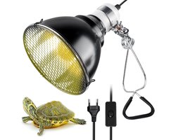 Terrarium Warmtelamp Fitting E27 - Reptielen Lamp met Reflector voor UVA/UVB & Warmte