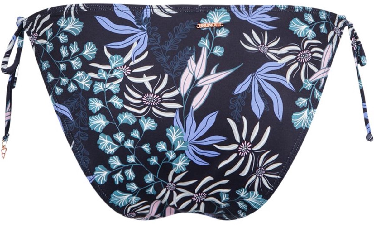 Brunotti Salanina-Print Bikini Broekje Dames Medium Bedekking Mix & Match 40 Zwart