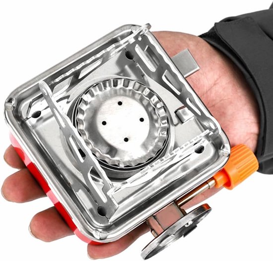 Draagbare Mini Camping Gasbrander - Compact en Winddicht voor Buiten Koken — afbeelding 4