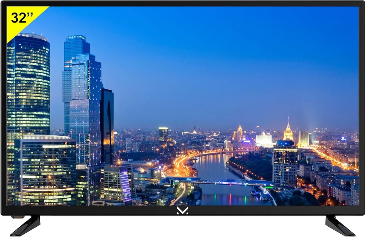 32 inch HD Ready Televisie met DVB-T2 en DVB-S2 Tuner en USB