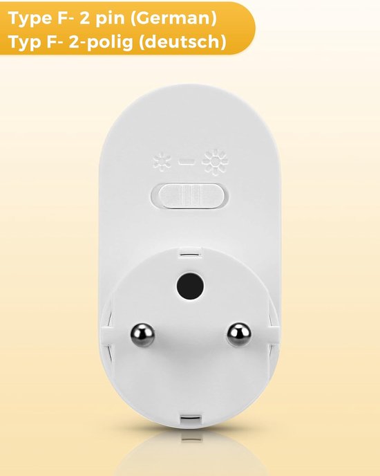 ZRNS® Nachtlampje Stopcontact - Stopcontactlampje - Bedlamp Slaapkamer - Instelbare Helderheid - Met Bewegingssensor van Zrns — afbeelding 3
