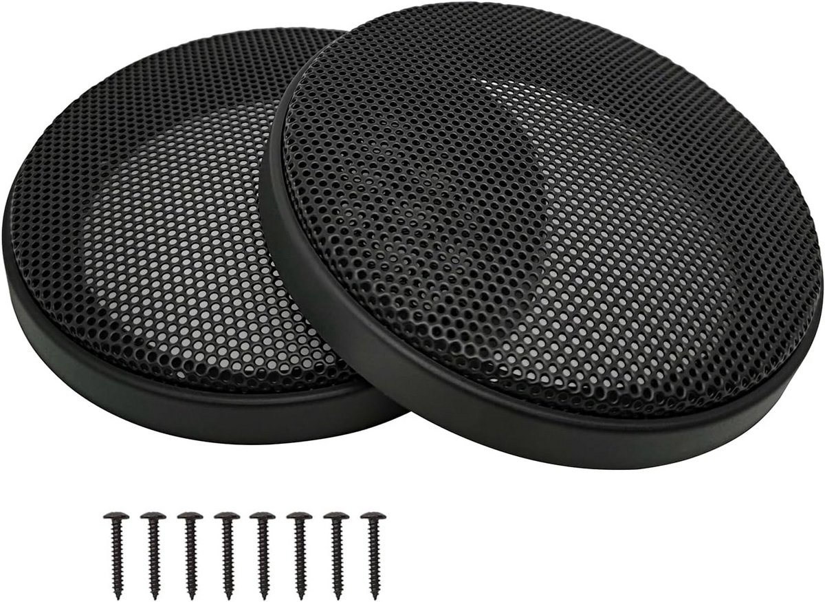 Set van 2 Beschermroosters voor 7,6 cm (3 Inch) Luidsprekers en Subwoofers