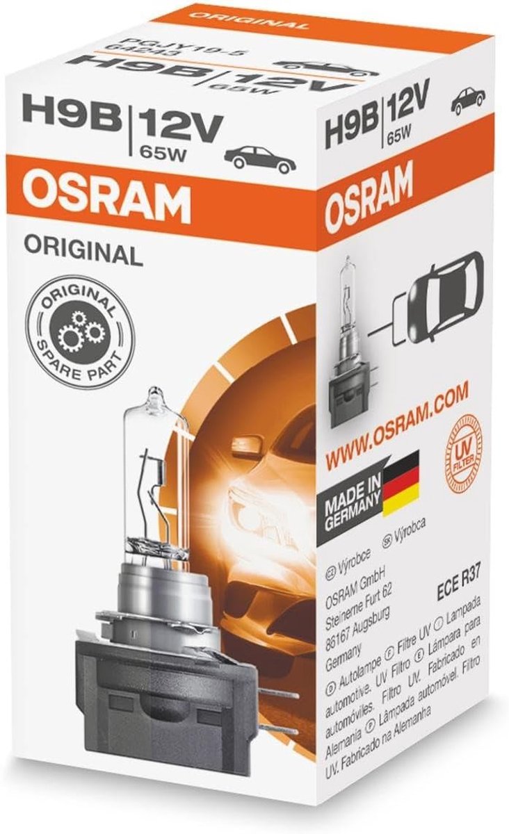 Halogeen Koplamp H9B 12V Standaard Vervangingslamp