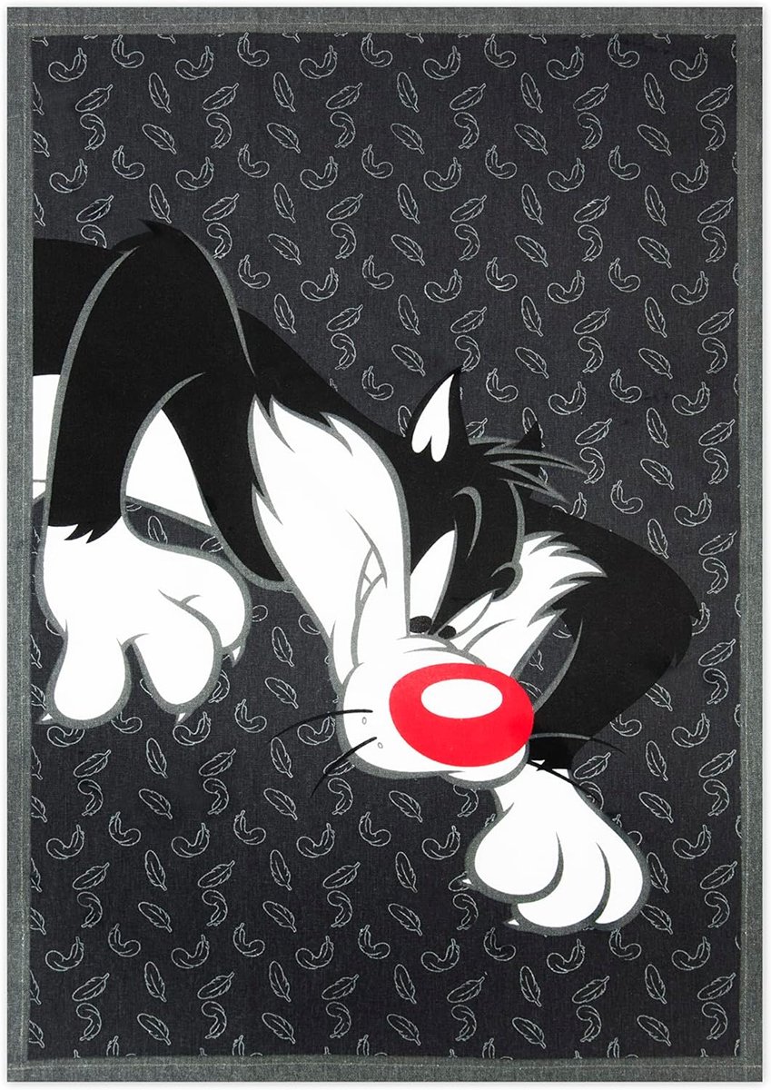 Katoenen Theedoek met Ophanglus, Sneldrogend, 70x50 cm