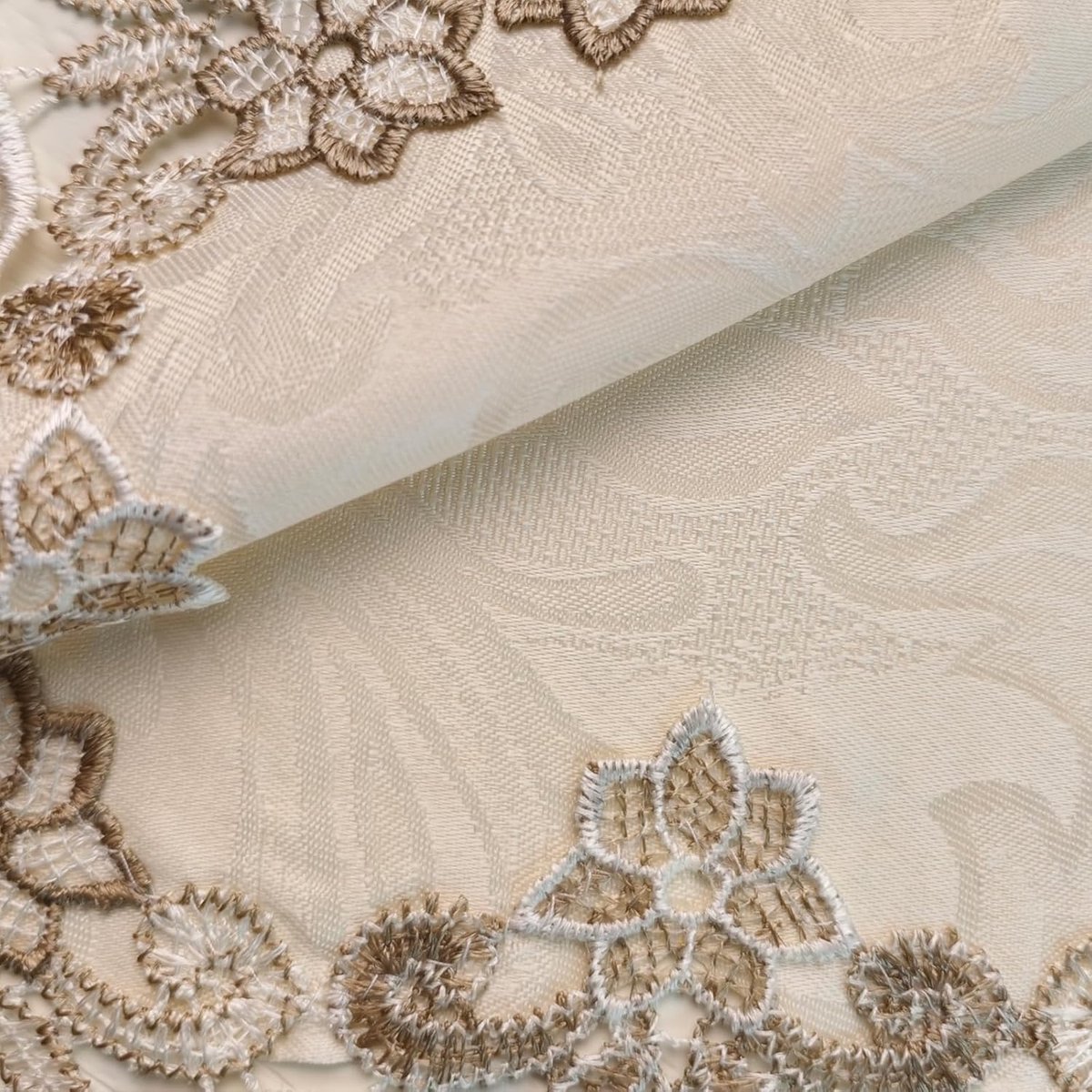 Ovaal Tafellaken van Kant voor Salontafel en Dressoir - Decoratief Onderkleed