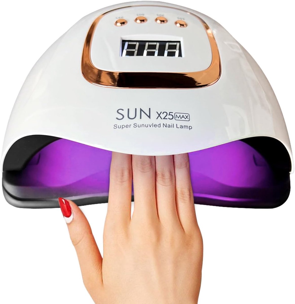 Professionele UV LED Nagellamp 380W met 81 LEDs en Timerinstellingen