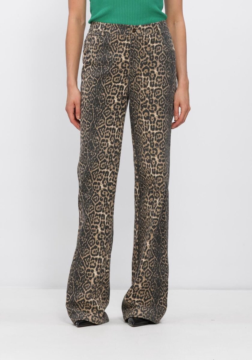 Ydence Pants Valesca Tall Jeans Dames - Broek - Bruin - Maat M