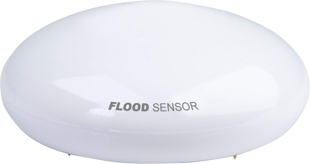 Z-Wave Water- en Temperatuursensor met Alarm, Sirene en LED Indicatie