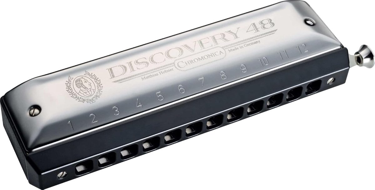Chromatische mondharmonica 12 Kanalen 48 Tonen Goede Kwaliteit