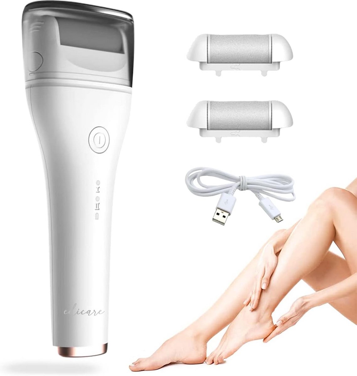 Elektrische Voetvijl Oplaadbaar - Professionele Pedicure voor Gladde Voeten (Heren & Dames)