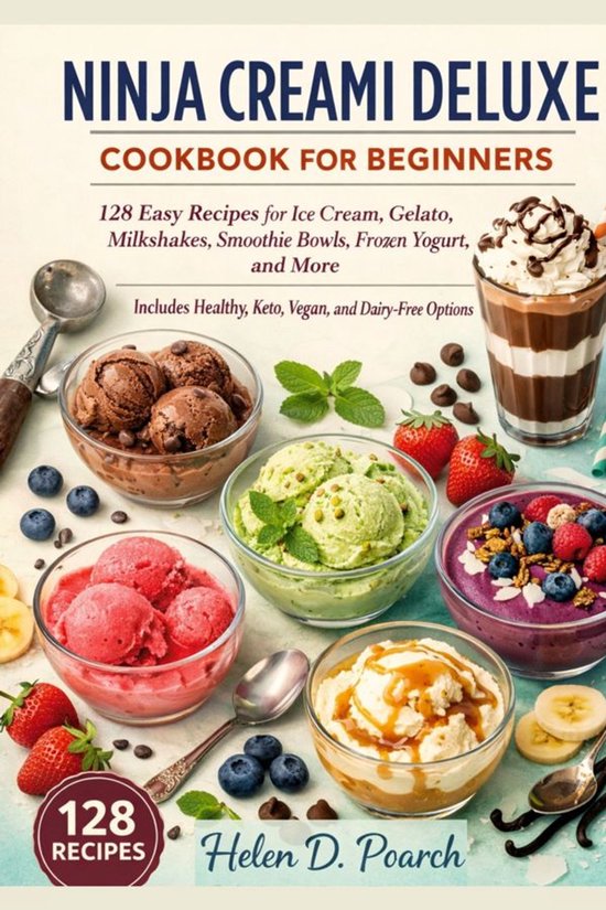 Ninja Creami Deluxe Cookbook For Beginners - cover