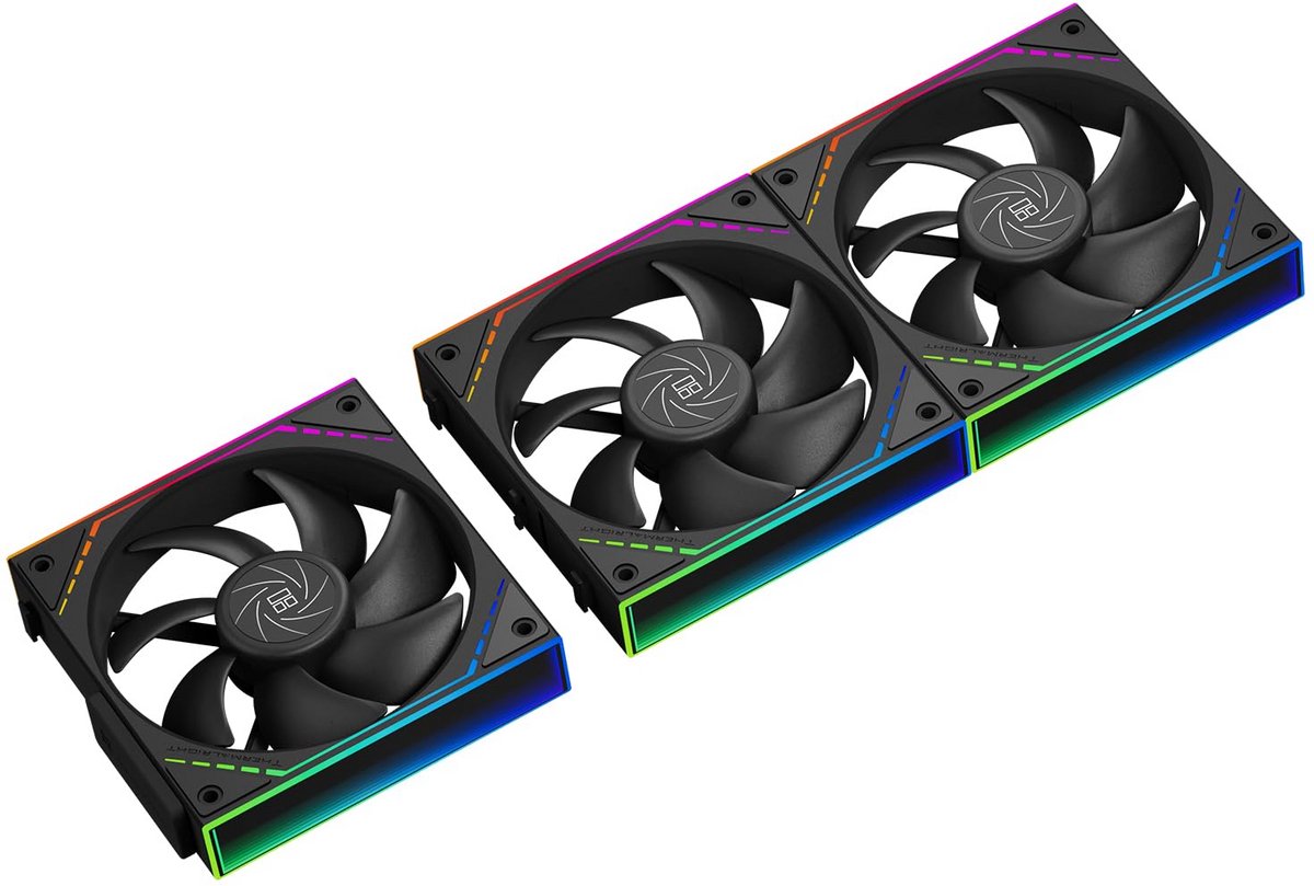 Stille 120mm PC Chassis Ventilator met Adressable RGB en PWM Controle