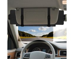 Zonneklepverlenger voor in de auto (gepolariseerd, UV400, PC-lens, zonnescherm aan beide zijden) - zonneklepverlenger - zonwering voor in de auto, anti-verblinding voor veilig rijden