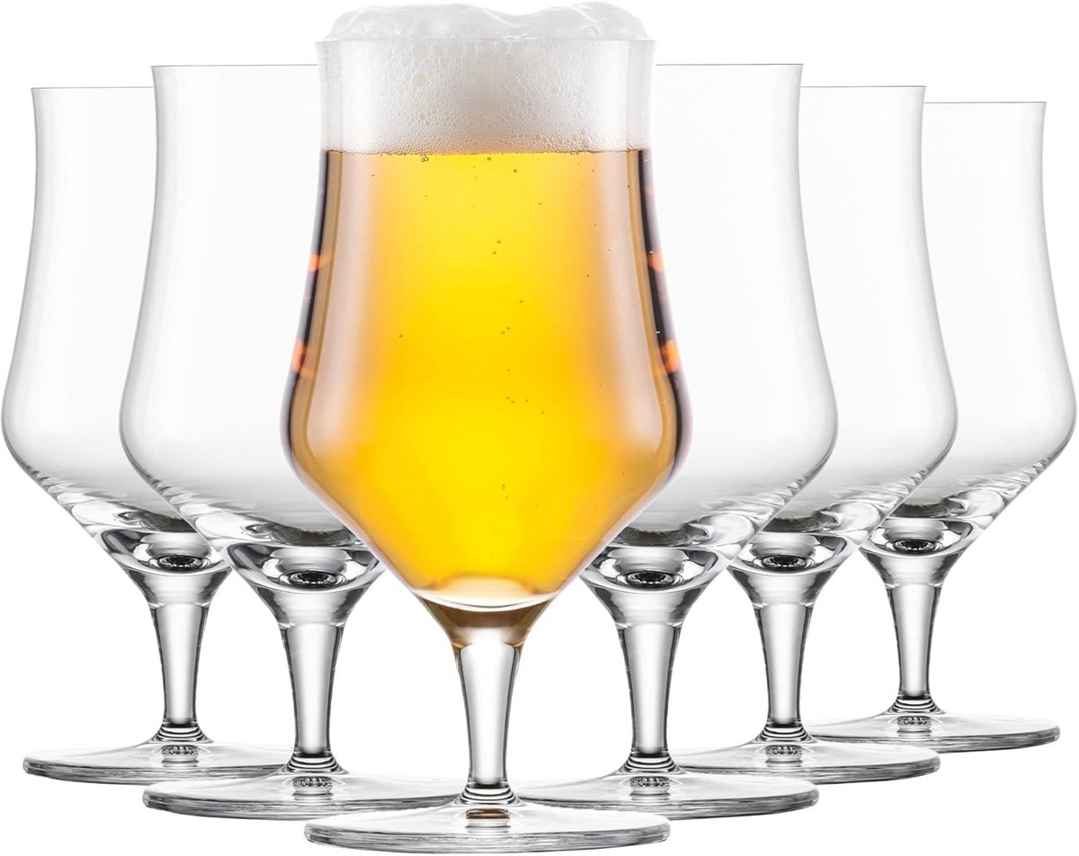 Set van 6 Universele Bierglazen Tritan Kristal Craft Beer Degustatie Glas Vaatwasmachinebestendig