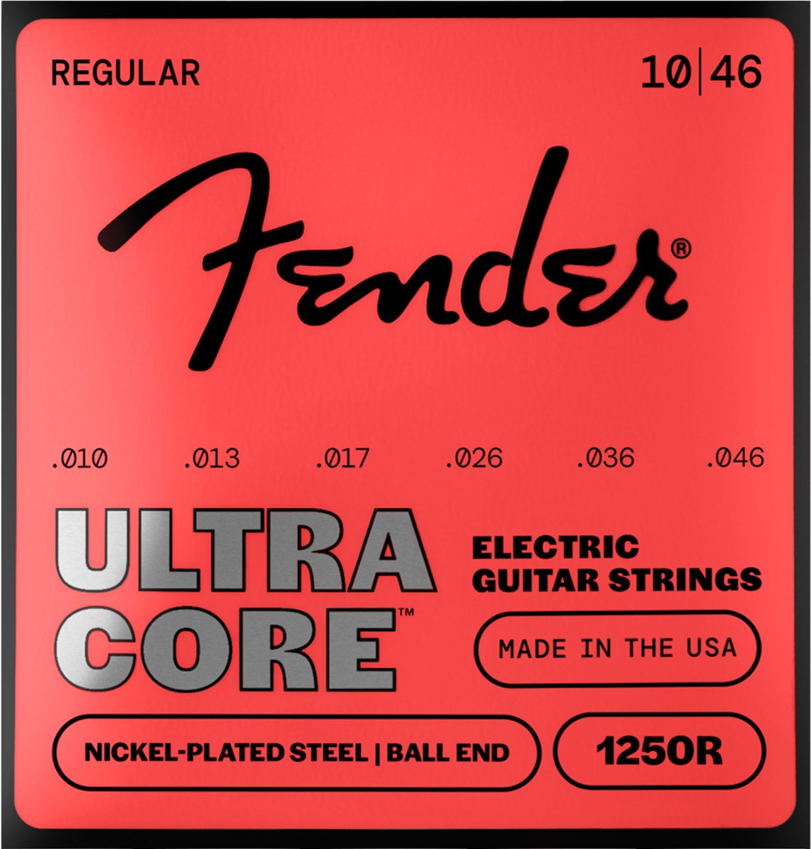 Fender 1250R Ultracore 10-46 - Elektrische gitaarsnaren