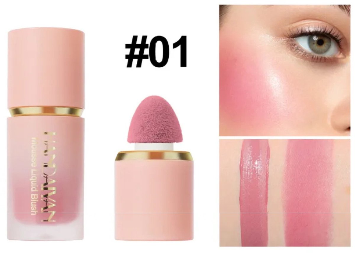Mousse Liquid Blush - 01 Blossom - 6.5ml