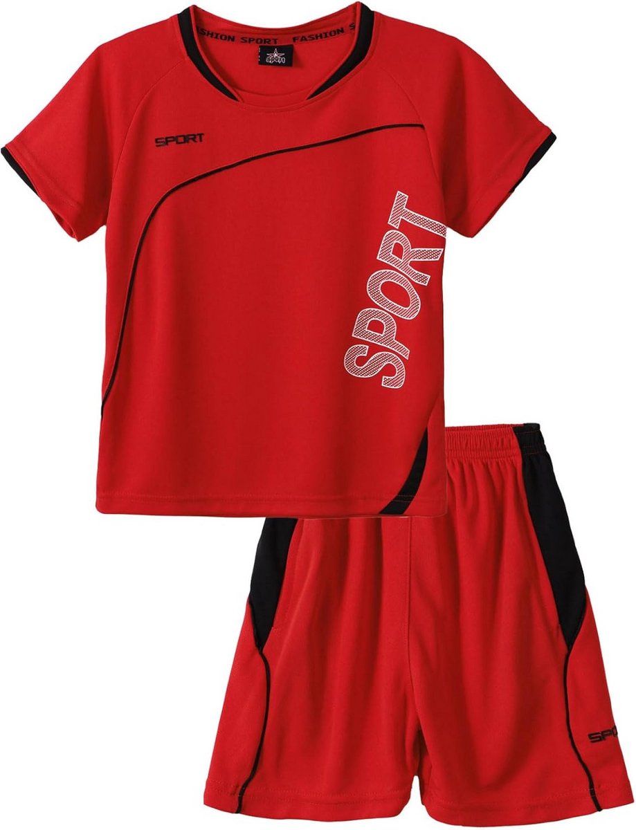 Voetbalshirt en -broek voor Jongens | Kinder Sporttenue Set