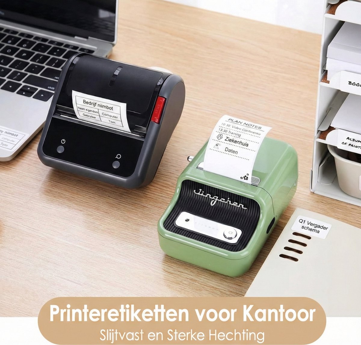Niimbot Labelrol 50x50mm Transparant Rond – 150 stuks thumbnail 5