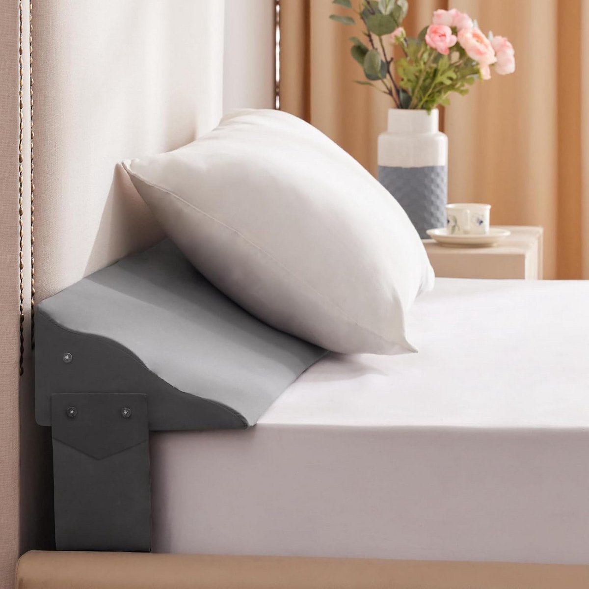 Extra Lang Wigkussen voor Hoofdeinde en Matras - Comfortabele Rugsteun