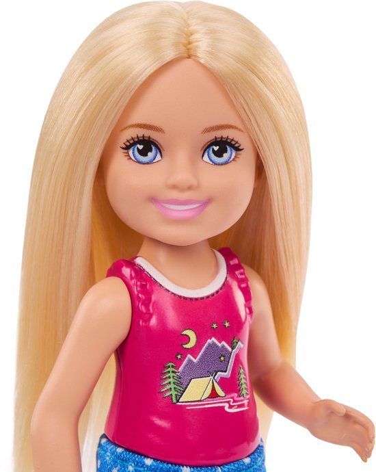 Barbie pop Chelsea Outdoor Avontuur met hond en camping accessoires. — afbeelding 5