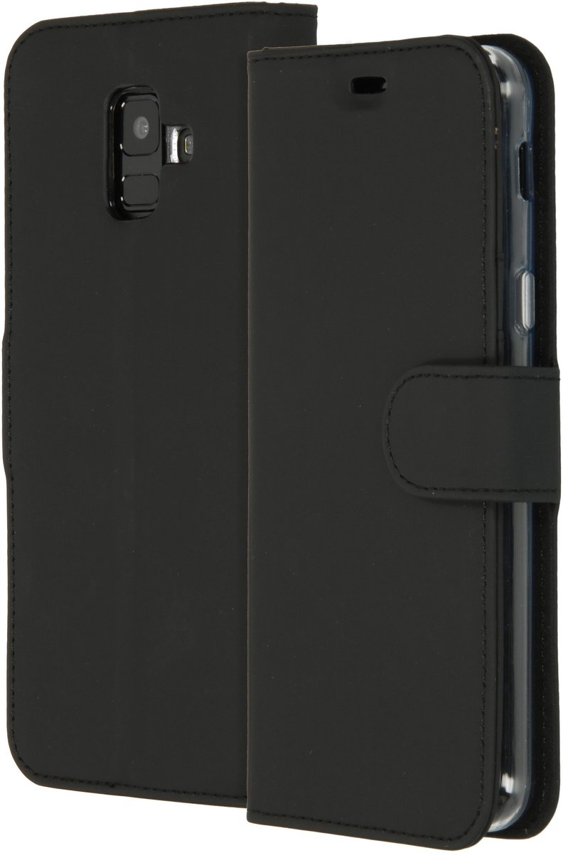 Accezz Hoesje - Geschikt voor Samsung Galaxy A6 (2018) - Wallet Softcase Bookcase - Zwart
