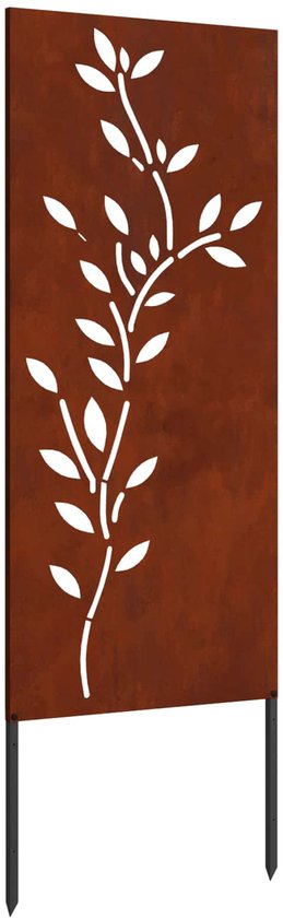 vidaXL - Panneau décoratif de jardin - Rouillé - 50 x 140 cm - Acier Corten