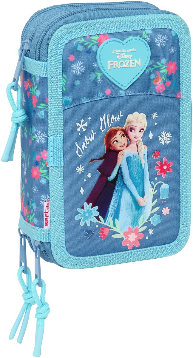 Disney Frozen Gevuld etui - 37 stuks - 19,5 x 12,5 x 5,5 cm - Polyester