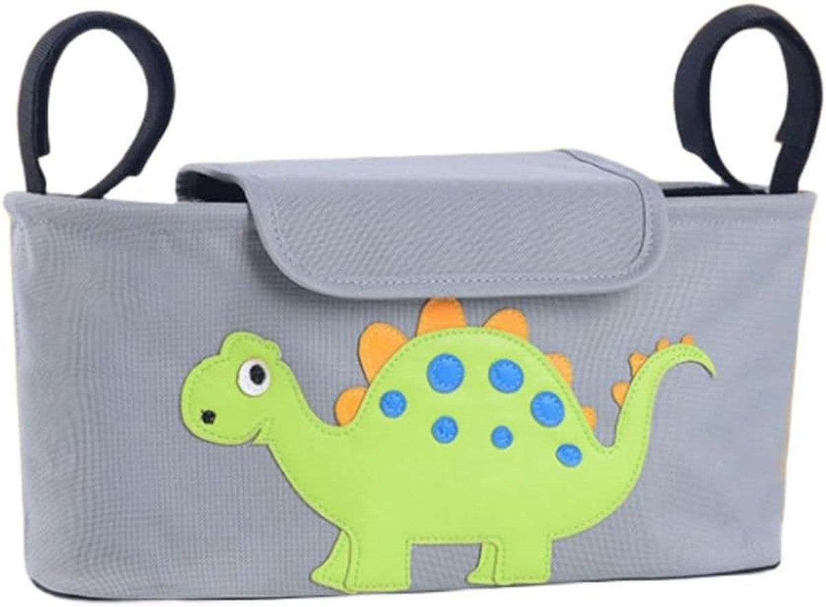 Kinderwagen tas organizer voor pram en kinderwagen, ruime en lichte opbergset met deksel