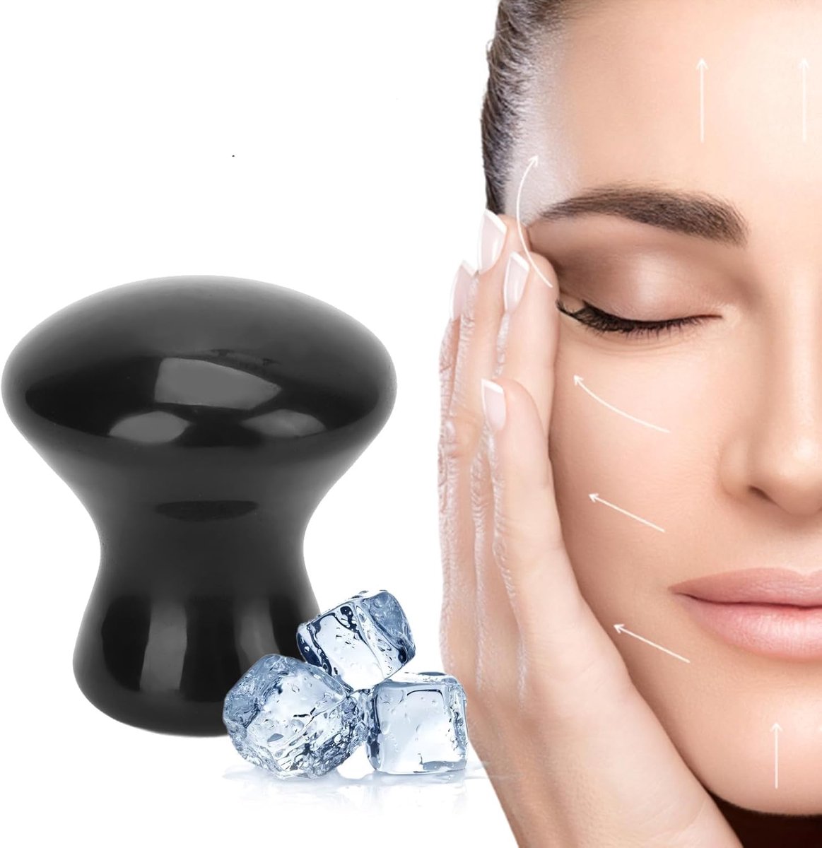 Gua Sha Set Gezichtsmassage Rollers Hoofdvorm Voor Huidverzorging en Anti-Aging