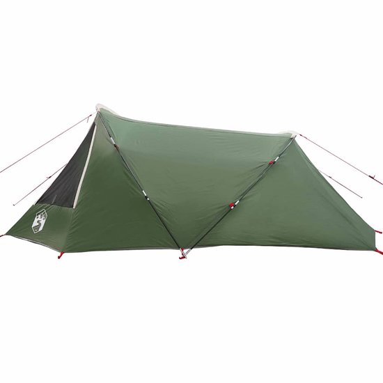 vidaXL - Tunnel - Tent - 3-Person - 3-persoons - Groen - en - Wit van Vidaxl — afbeelding 3