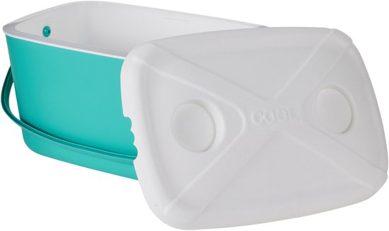 Exellent Houseware Koelboxen set - groen - 15 en 30 liter - 2 stuks - koelbox - camping - picknicken van Merkloos — afbeelding 3
