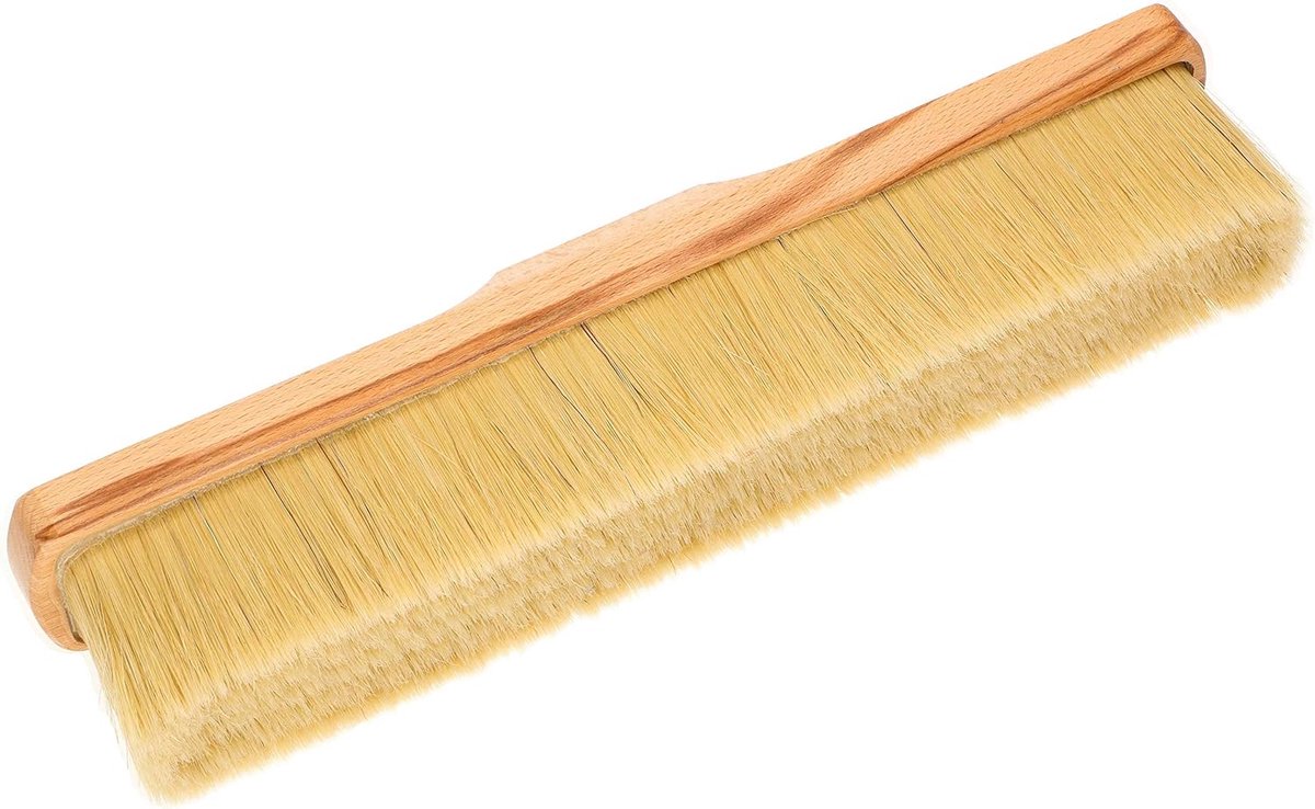 Natuurlijke Haar Bezem 335 mm met Schroefdraad – Universele Huis- en Industriële Schoonmaak