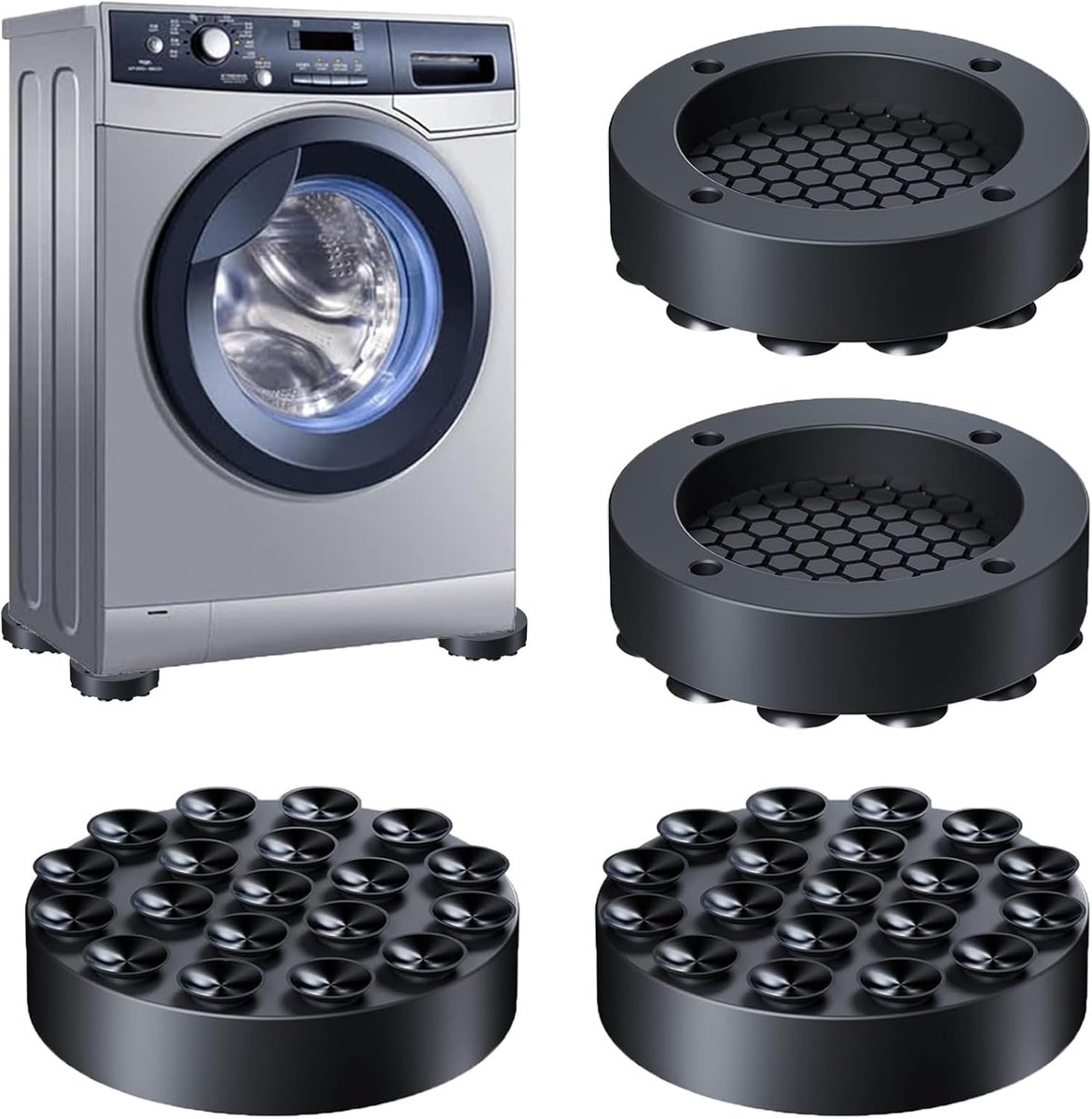 Universele Trillingsdempers voor Wasmachine en Droger zonder Merk