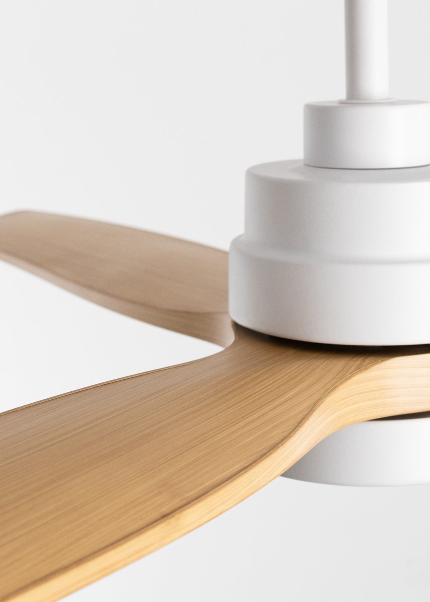 CREATE - Stille plafondventilator van 40 W met technische ABS-bladen, verkrijgbaar in verschillende maten - M - Met licht - Afstandsbediening - WIND STYLANCE – foto 6
