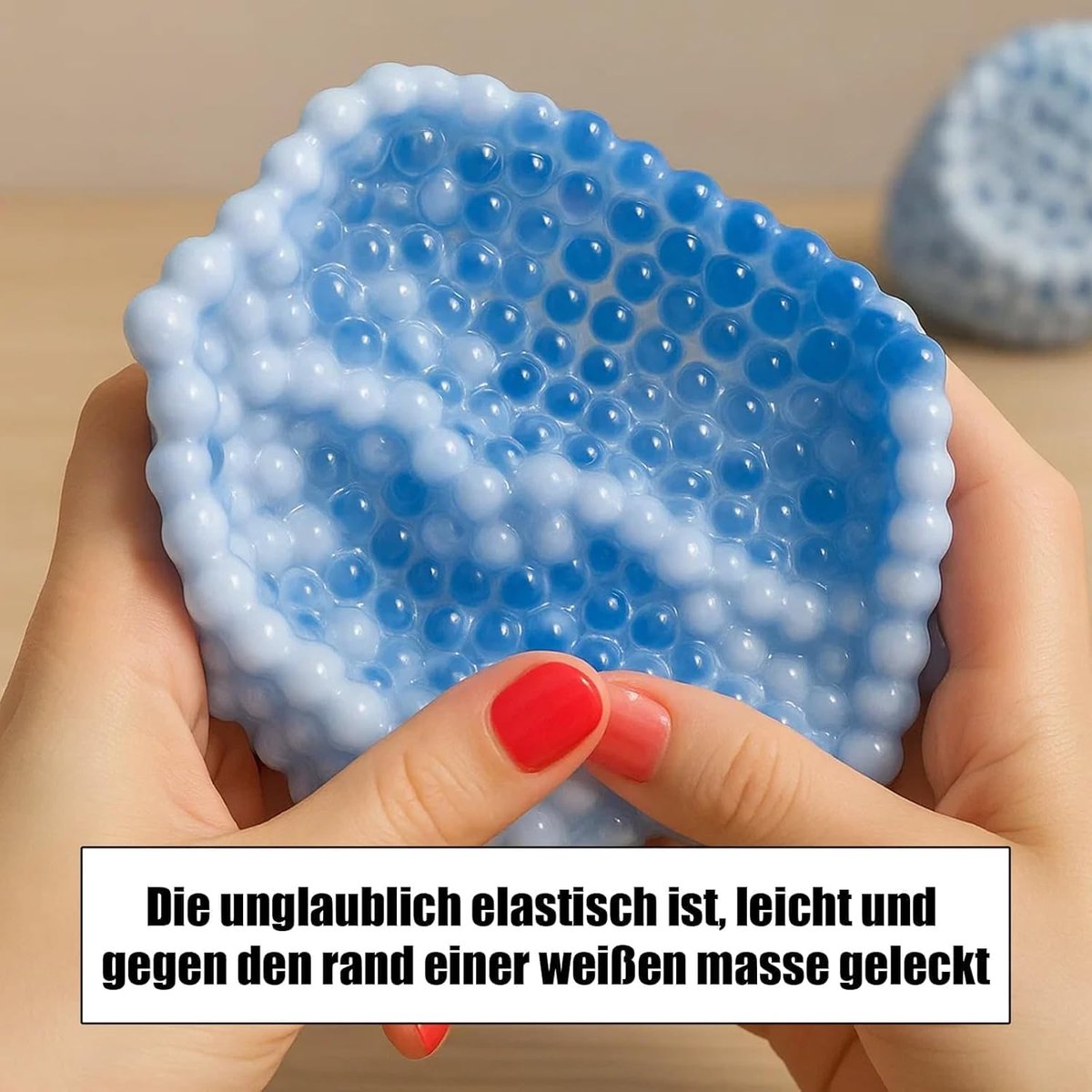 Squishy - 2 Stuks - Knijpbal - Angst Te Verminderen - Fidget Squishy - Stressballen - Anti-stress Knijpspeelgoed - Zachte, Langzame Squishy - Sensorisch Fidget - Parelstressbal - Stressbal voor kinderen - Decompressiespeelgoed - Volwassen en Kinderen — afbeelding 2