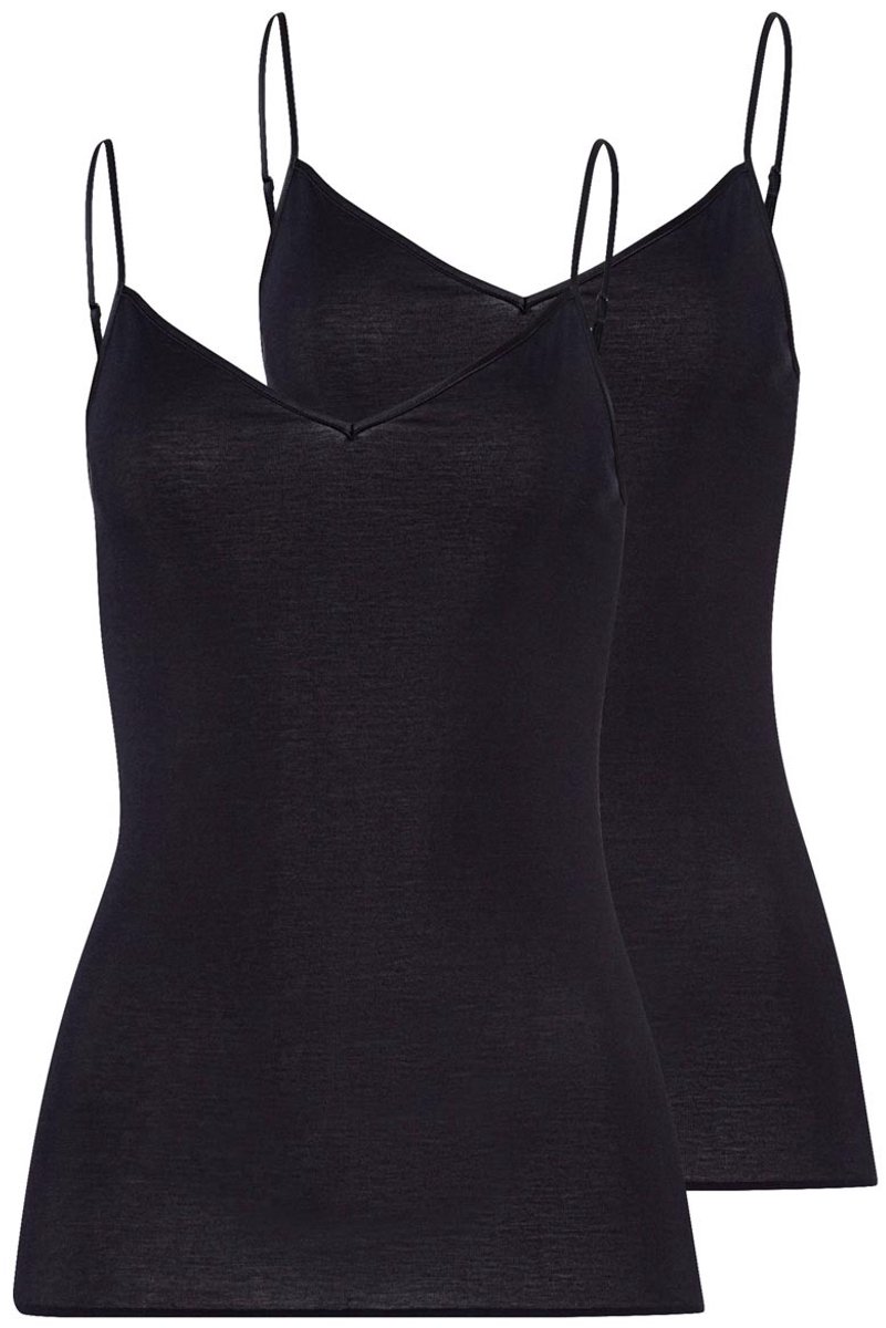 Hanro Dames spaghettitop 2 pack Cotton Seamless