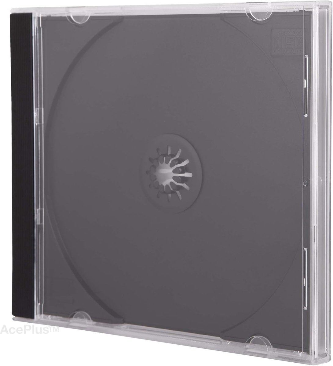 10 zwarte CD-jewelcases + 50 kleurrijke papiersleeves – waardepack voor muziekverzamelaars