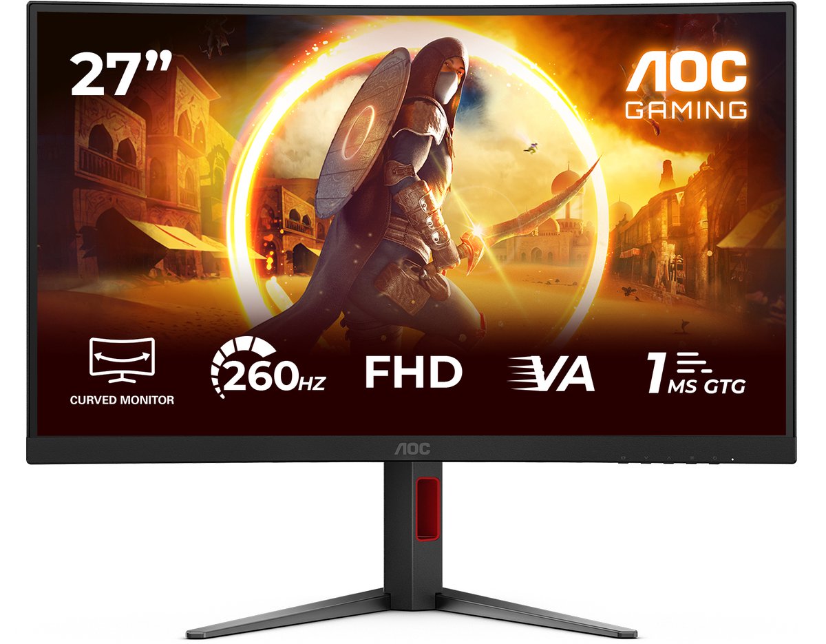AOC G4 C27G4Z2 computer monitor 68,6 cm (27") 1920 x 1080 Pixels Full HD LCD Zwart, Rood