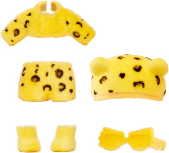 Pluche Verrassingspop Jaguar - 18cm Beweegbaar Modepop Speelgoed voor Kinderen — afbeelding 4