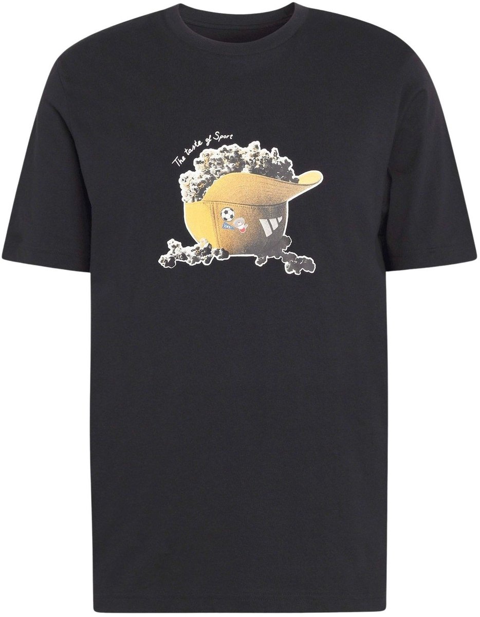 Adidas Popcorn Shirt Heren Zwart