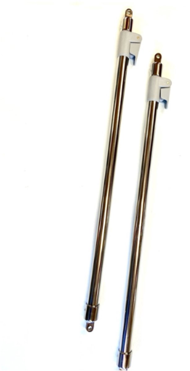 Saliseal RVS verstelbare biminitop steunpalen 25mm / RVS steunpalen verstelbaar voor biminitop 25mm