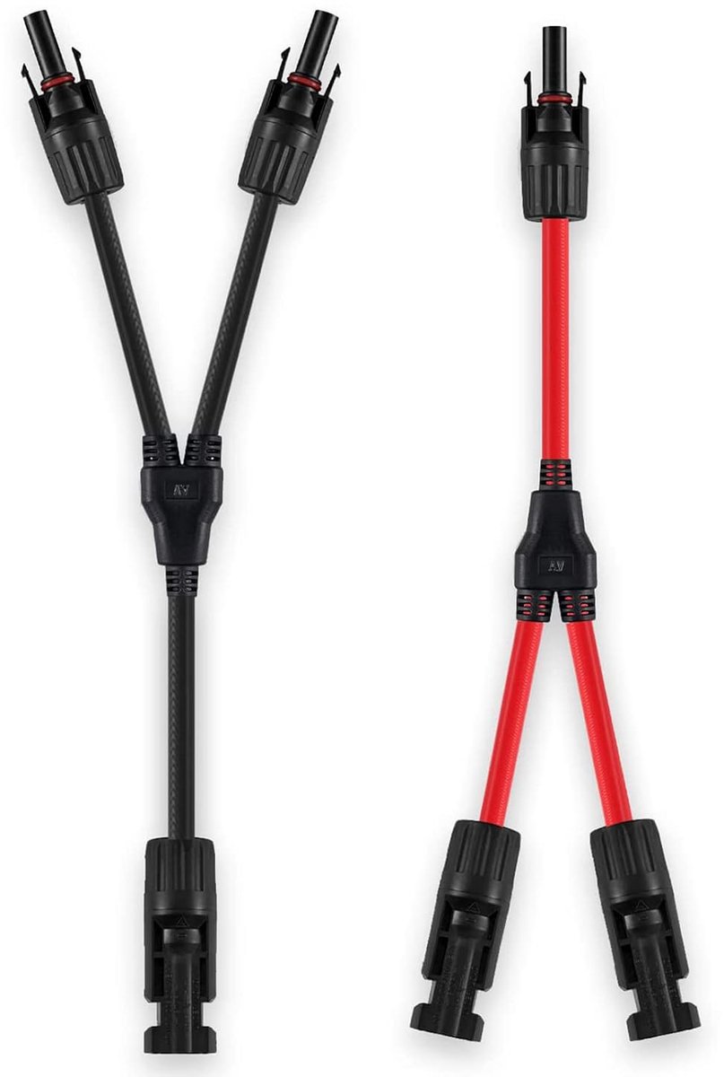 Zonnekabel met Y-stekker per paar - Geschikt voor Zonnepanelen 2,5 mm² - 6 mm² - IP67