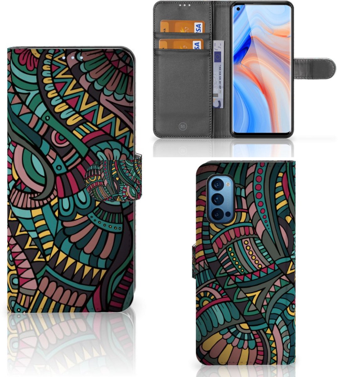 OPPO Reno 4 Pro 5G Telefoon Hoesje Aztec