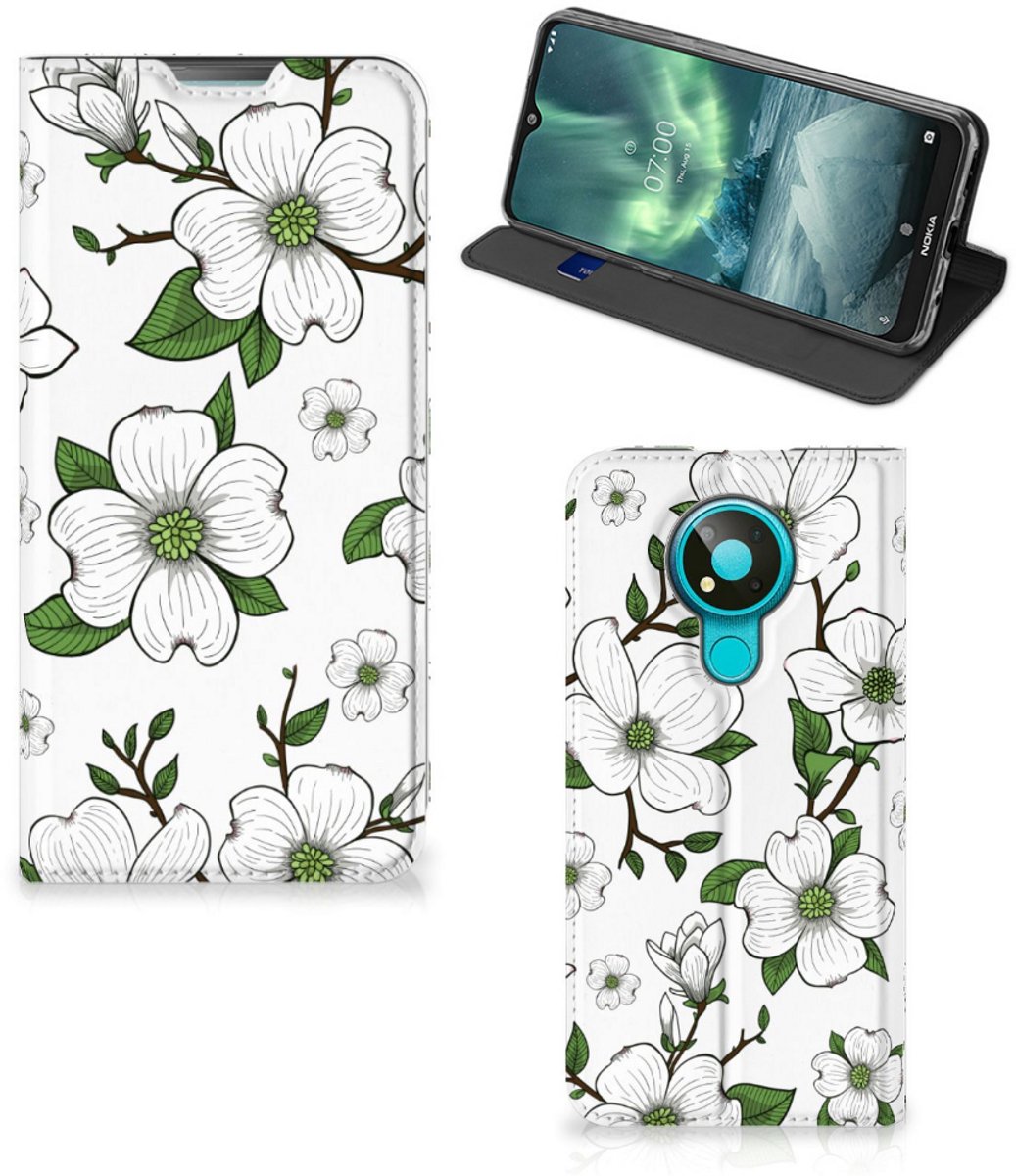 Nokia 3.4 Smart Cover Dogwood Flowers