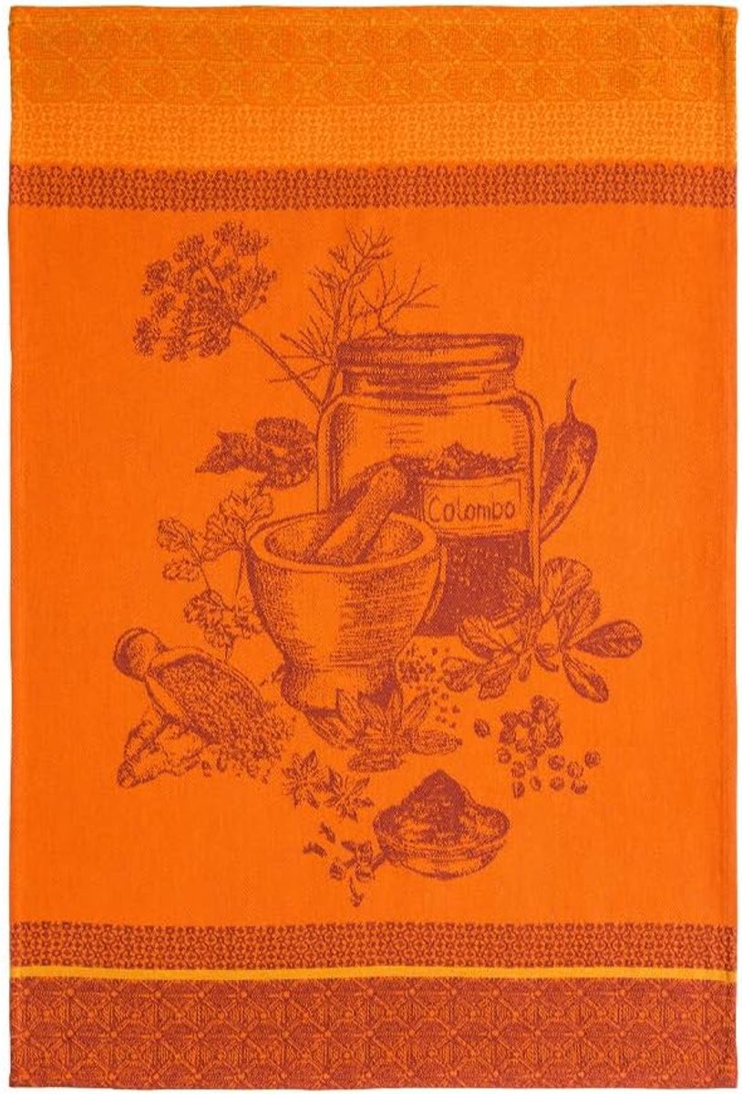 Kleurrijke Jacquard Katoenen Theedoek - 50 x 75 cm