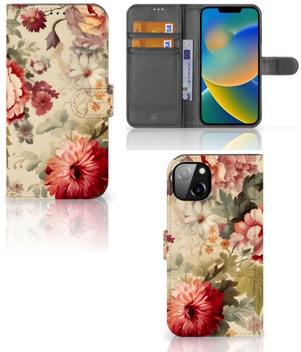 Hoesje voor iPhone 14 Plus Bloemen