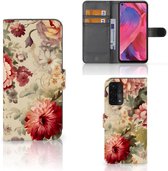 Étui adapté pour OPPO A54 5G | A74 5G | A93 5G Fleurs